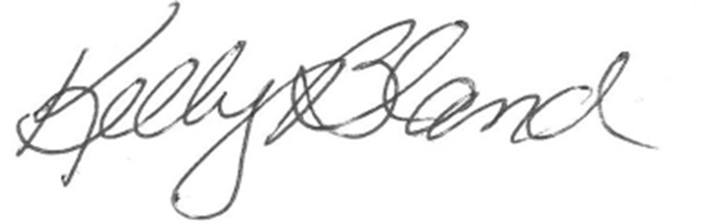 kelly bland signature